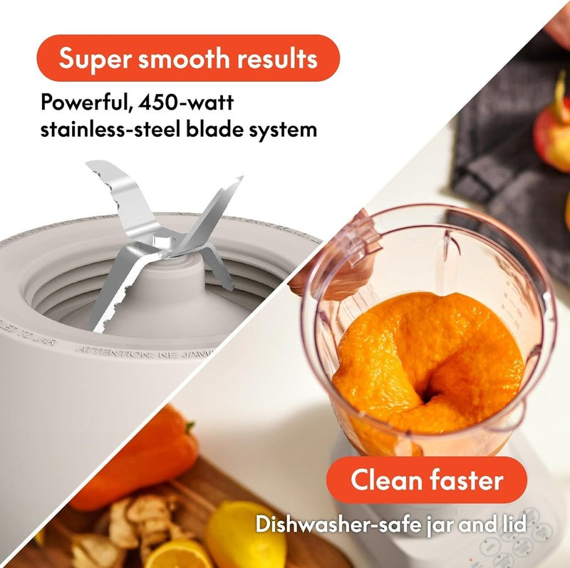 10 Speed Blender Juicer Smoothie Maker 48Oz Slim Design 450W Dishwasher Safe3