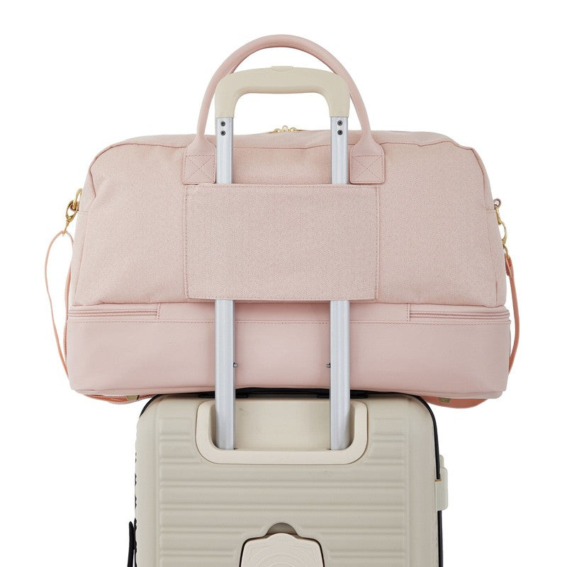 21-Inch Weekender Duffel Bag for Travel, Pink1