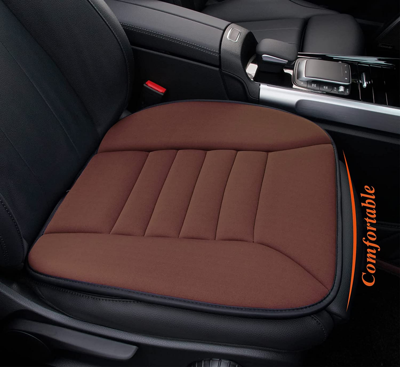 Car Seat Cushion 1.2" Memory Foam for Car & Office Chair – Brown0