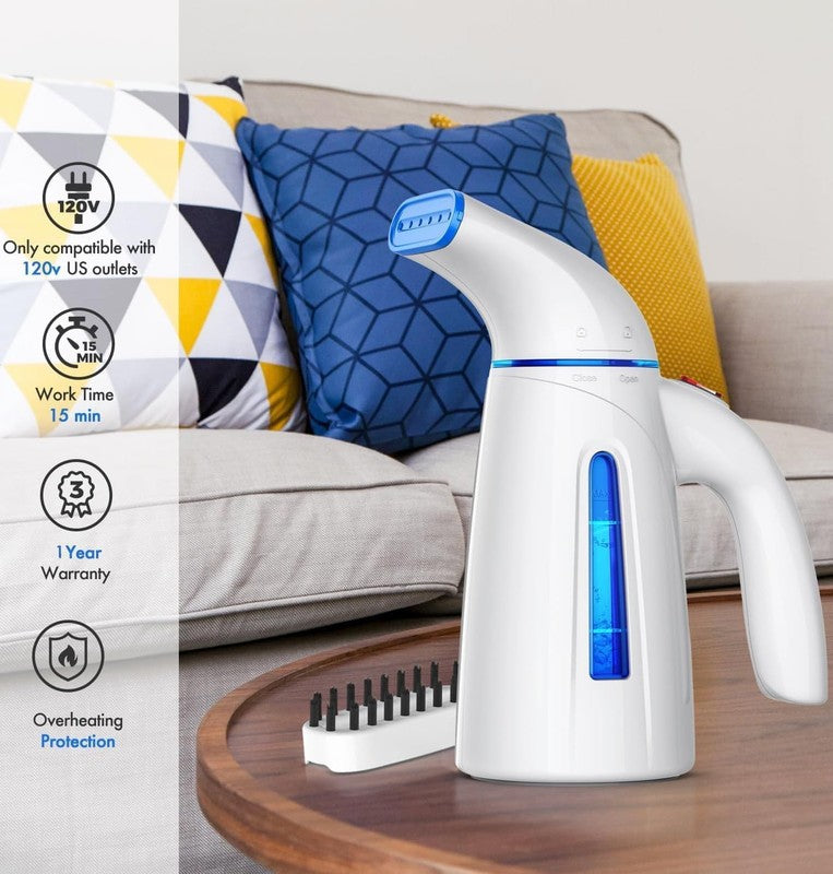 Portable Handheld Clothes Steamer, 700W Travel Iron with 240ml Capacity1
