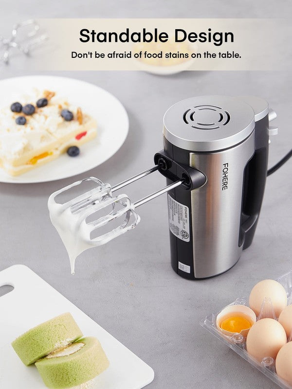 Hand Mixer Electric 6 Speed 300W Turbo Kitchen Handheld Mixer Self-Control Speed5