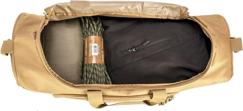 Gym Duffel Bag for Men Sports Duffel Bag with Shoe Compartment (Tan Model B)3