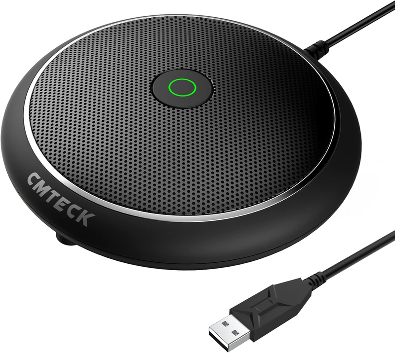 Conference USB Microphone, Computer Desktop Mic with Mute Function, Omnidirectio6