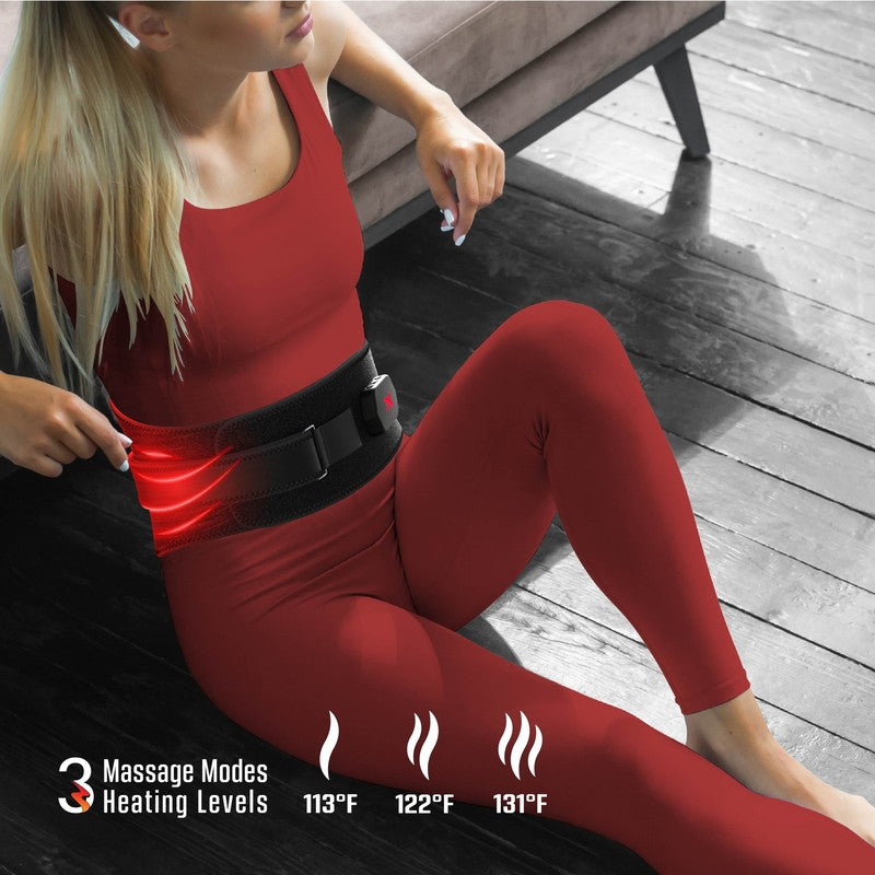 Vibra Wrap Heated Massage Belt, Cordless Lower Back Massager with Heat3
