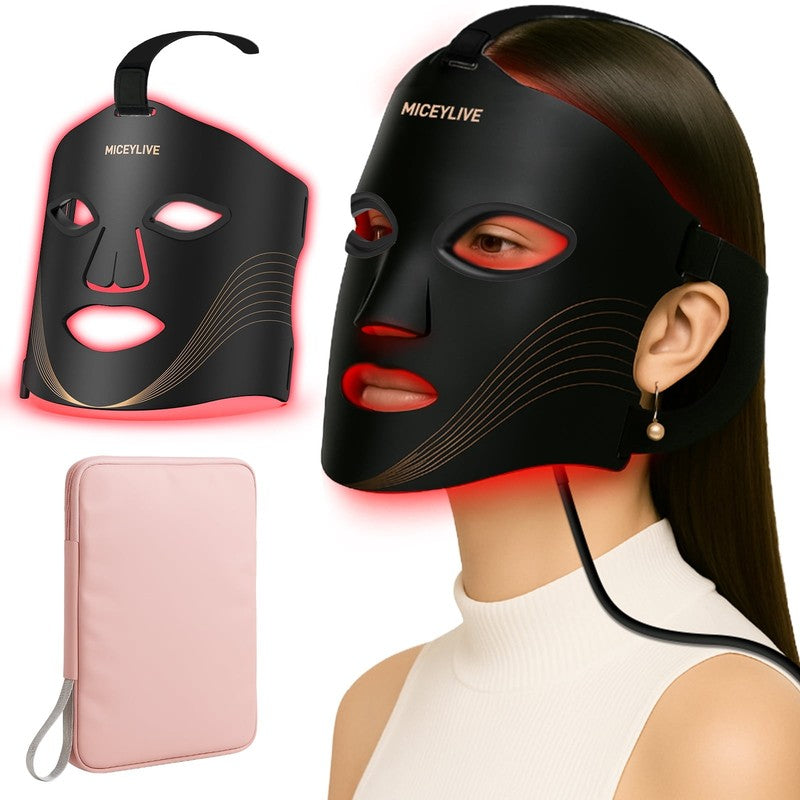 Red Light Therapy Face Mask 6 Modes 400 LED Near Infrared 850nm Skincare5