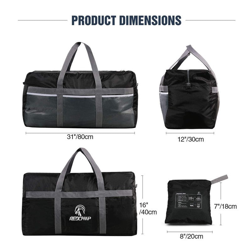 96L Large Travel Duffle Bag, 31" Weenkender Bag with Adjustable Shoulder Straps,6