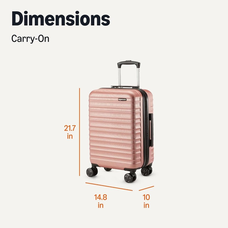 21" Hardside Carry On Luggage, Hardshell Suitcase with Wheels, Expandable for up5