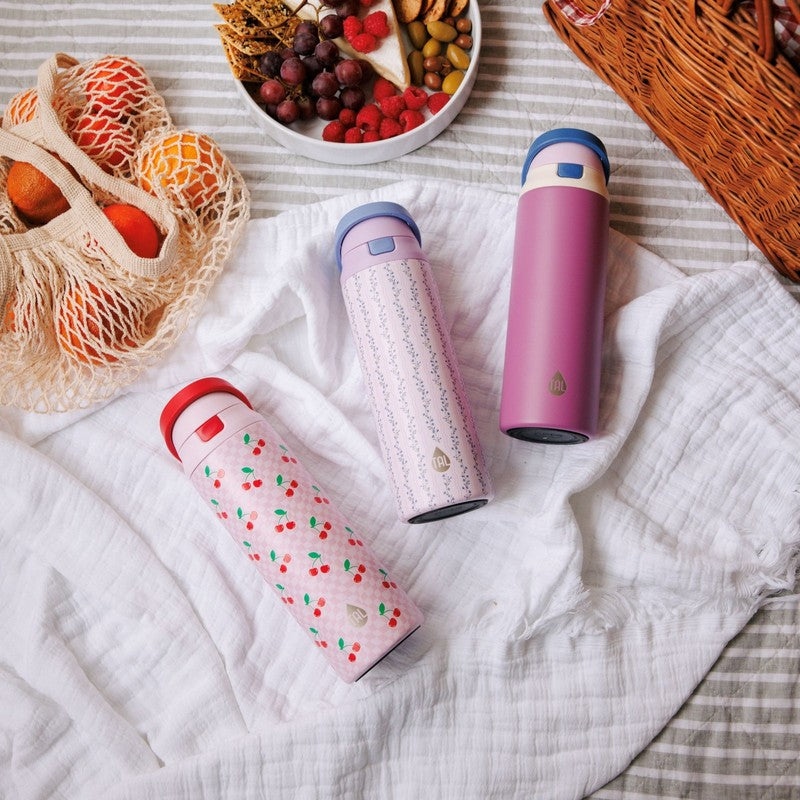 24oz Stainless Steel 2-in-1 Water Bottle with Straw and Chug Lid Candy Hearts6