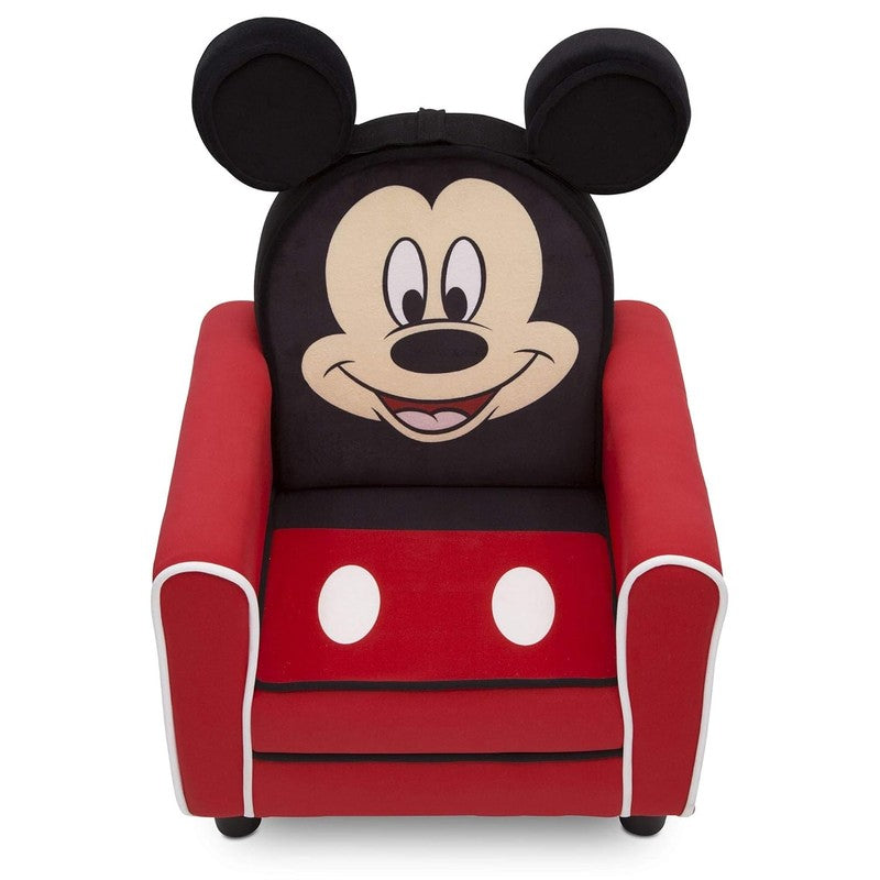 Figural Upholstered Kids Chair Wood Mickey Mouse7