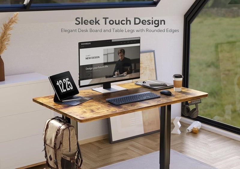 Electric Standing Desk, Adjustable Height Stand up Desk, 24X484