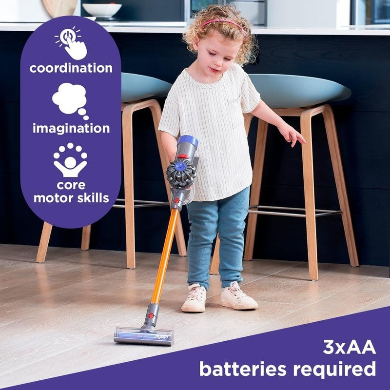 Cordless Toy Vacuum Kids Role Play Purple Orange Interactive Licensed4