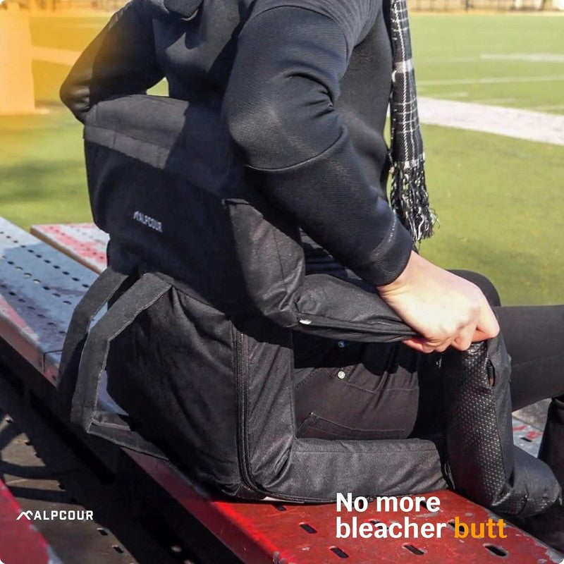 Stadium Seats with Back Support for Bleachers – Wide Bleacher Chairs with Thick 1