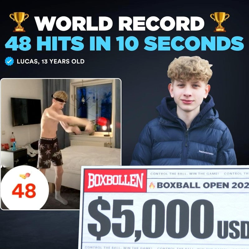  Boxing Reflex Ball - Celebrity-Endorsed Home Workout Game - App-Connected Punc7
