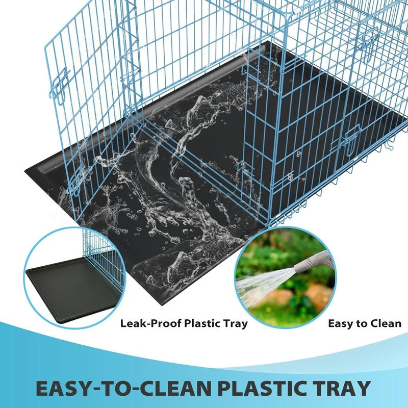 Large 36" Pet Cage with Plastic Tray and Handle4