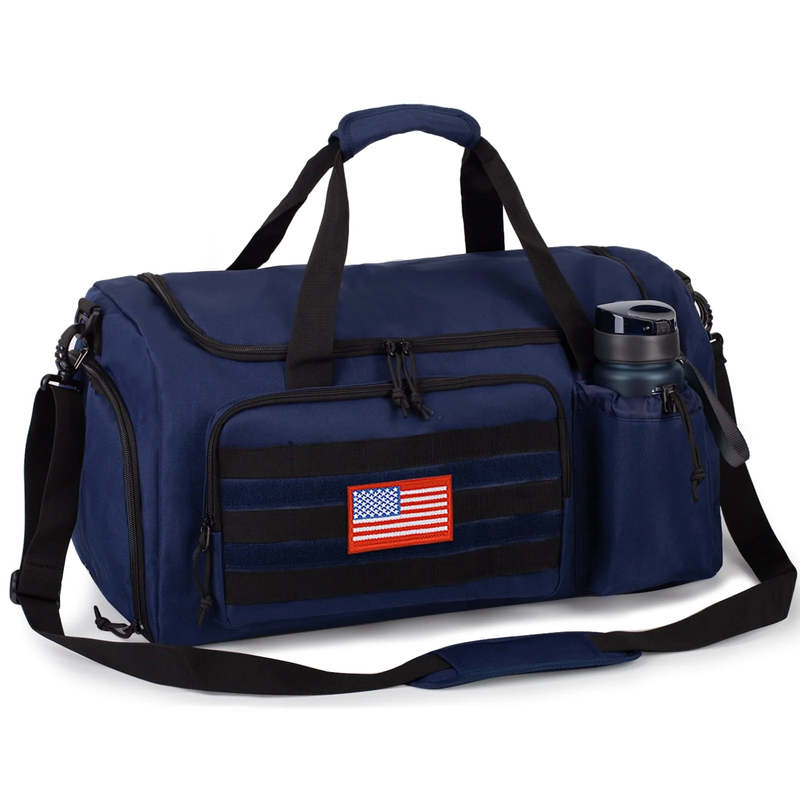 2 In 1 Gym Duffle Bag 60L Convertible Travel Bag Shoes Compartment Luggage8