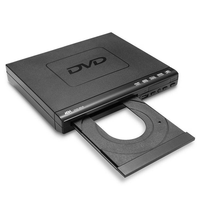 DVD Player for TV All Regions CD USB AV Output Elderly Simple Black5