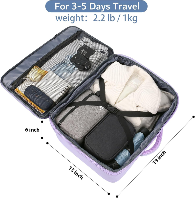 Women 40L Travel Backpack Carry On Expandable Airline Approved Bag3
