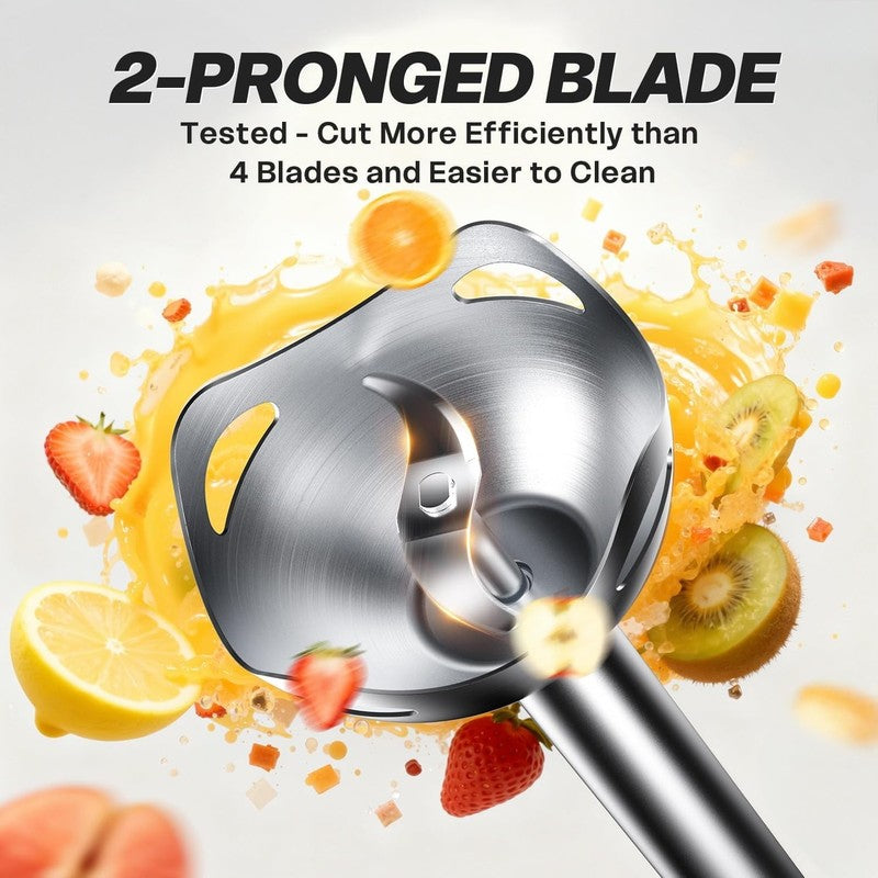 Hand Blender, Immersion Blender with 2 Mixing Speed, Electric Handheld Mixer Por2
