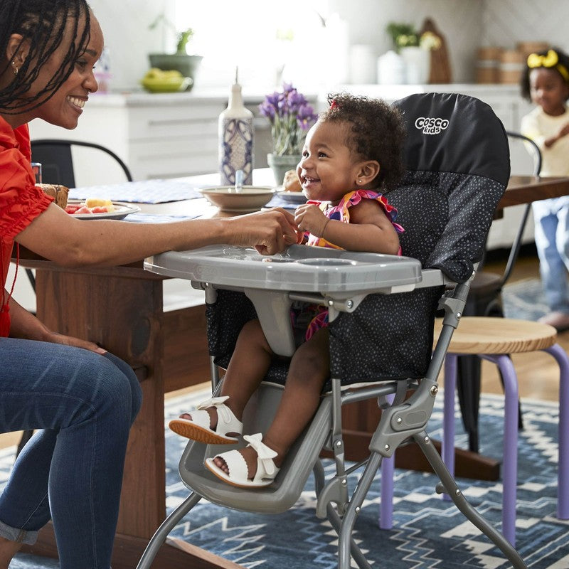 Simple Fold High Chair, Navy Glam1