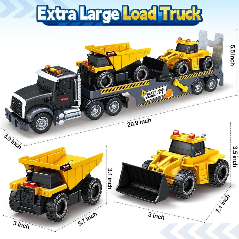 Boy Toys, Toddlers Truck Toy for 3 4 5 6 Year Old Boys, Extra Large Truck Toy wi6