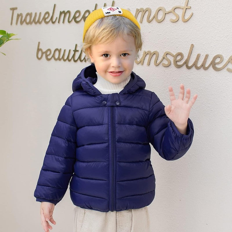Baby Winter Puffer Jacket with Bear Hood Toddler Coat 6M 3T Boys & Girls2