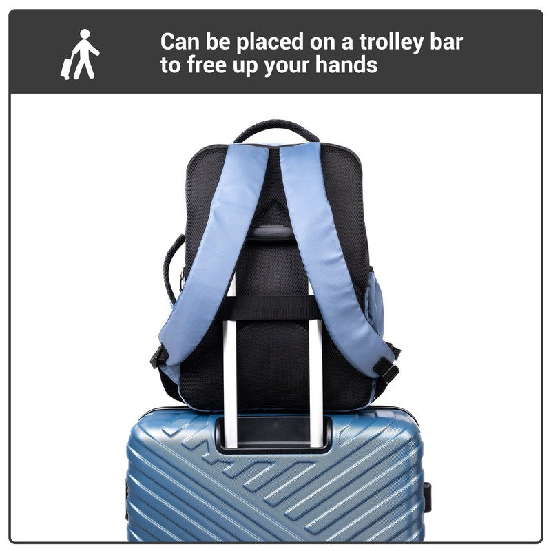 6-Piece Hardshell Luggage Set - Lightweight Suitcase with Carry-On Backpack, Duf3