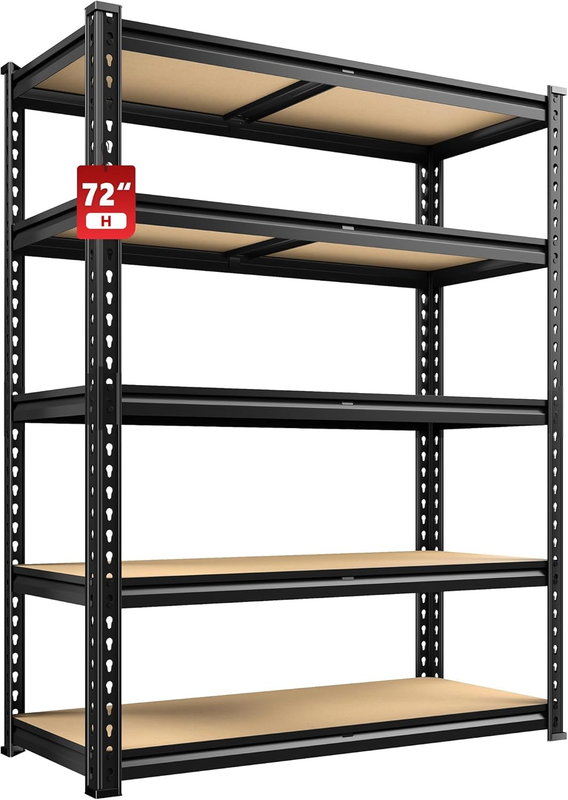 2020LBS Storage Shelves 5 Tier Garage Shelving Heavy Duty Adjustable Garage Shel0