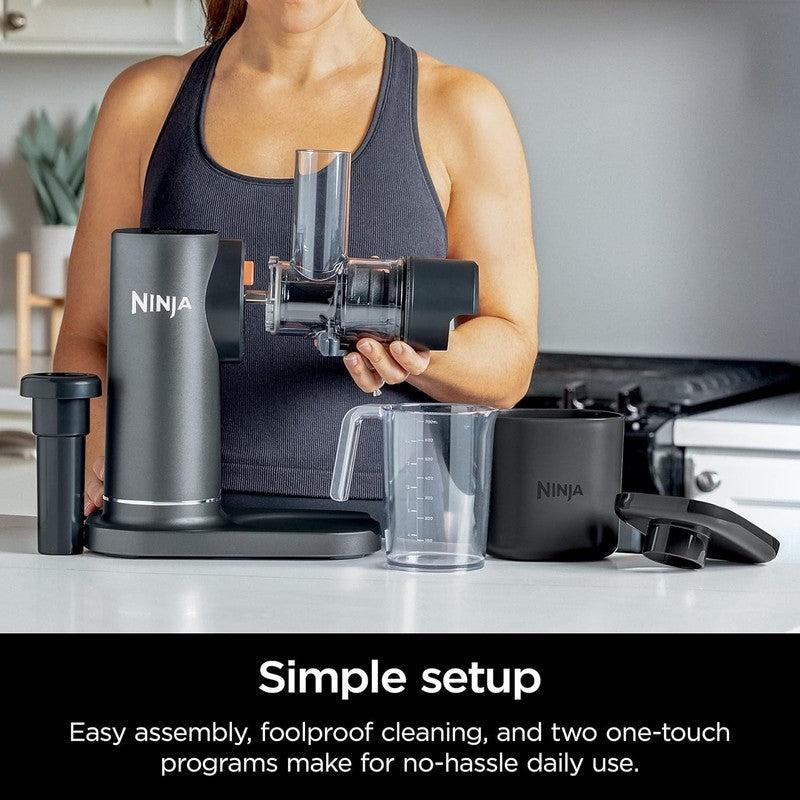 Neverclog Cold Press Juicer JC151 – Slow Juicer with Pulp Control, Dishwasher , 6