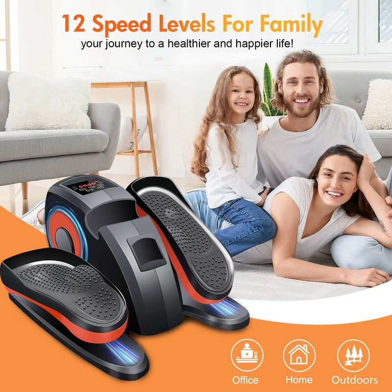 Under Desk Elliptical for Seniors - Remote Control, 12 Speed Exerciser5