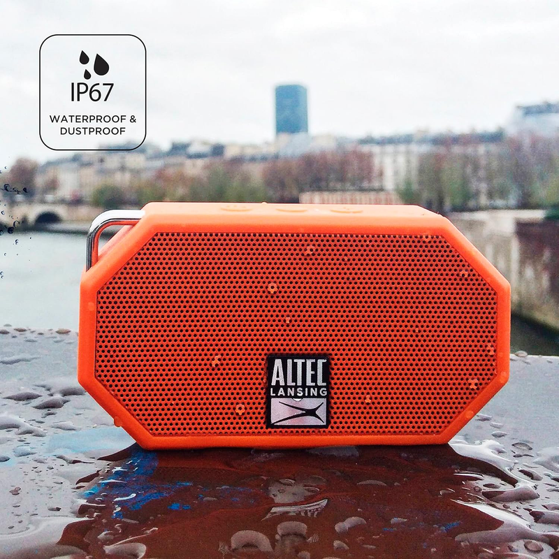 Mini H2O - Waterproof Bluetooth Speaker, IP67 Certified & Floats in Water, Compa7