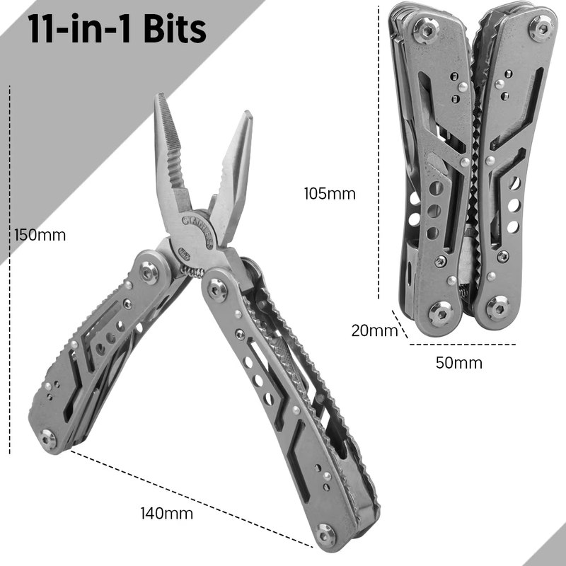 21 in 1 Multitool Folding Pocket Knife Survival Tool Set Hiking Camping1