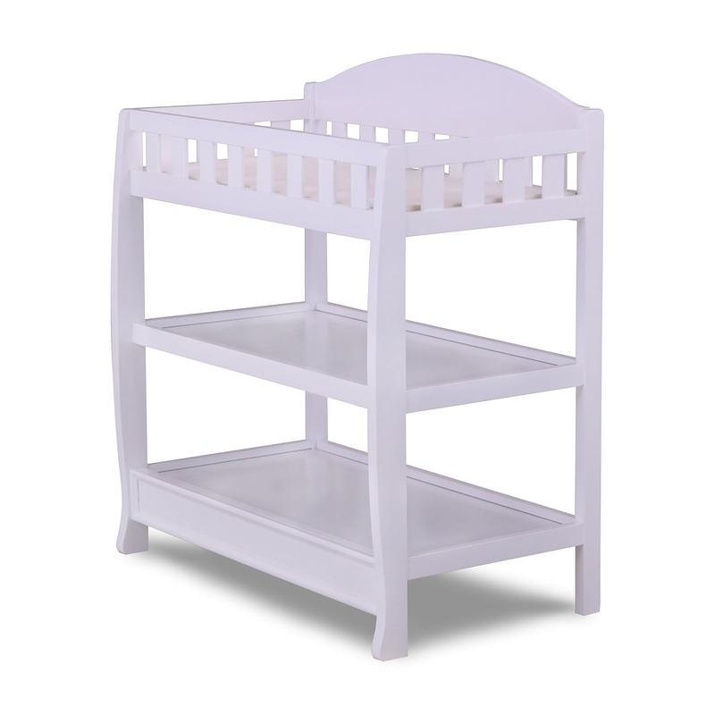 Infant Changing Table with Pad, White2