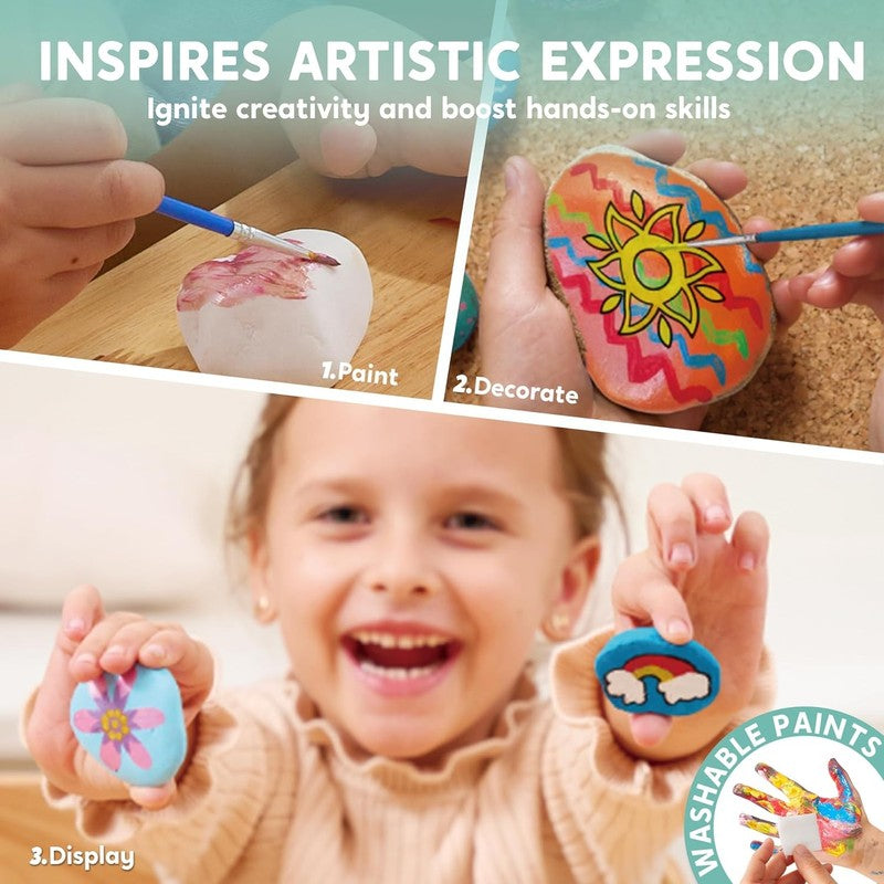 Creative Rock Painting Kit for Kids - Fun Arts & Crafts Set for Ages 6-122