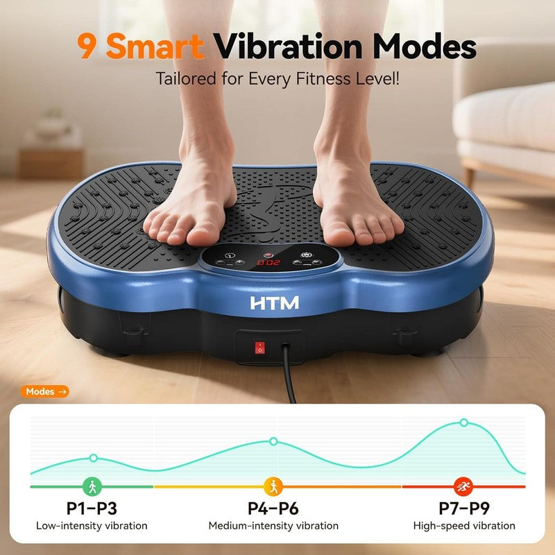 Vibration Plate Machine 300lbs 120 Speeds 9 Modes Home Fitness Workout1