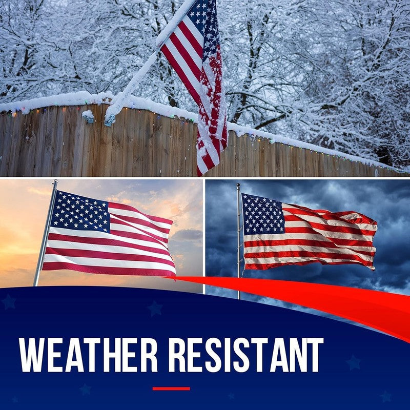 American Flag | American Flags for outside 3X5 |100% Made in USA Flag   Premium 3