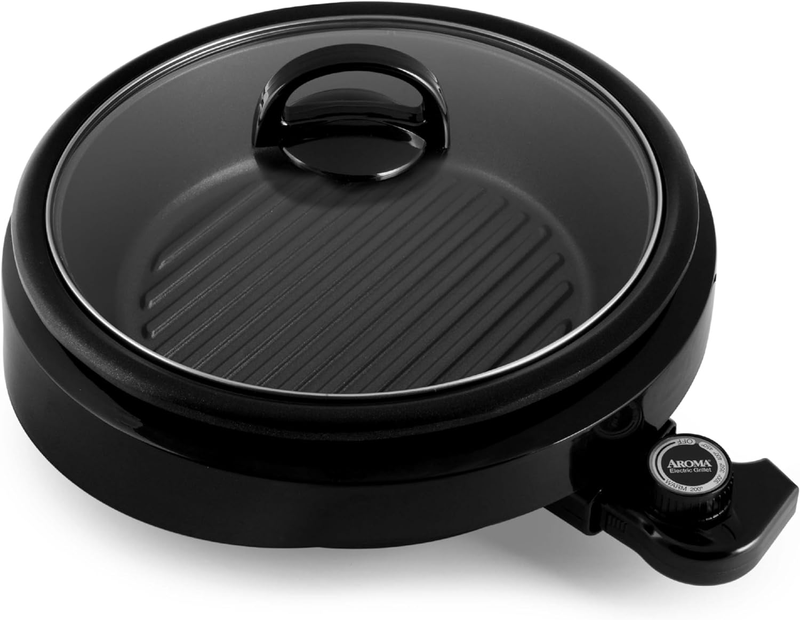 Housewares ASP 137B 3 Quart/10 Inch 3 In 1 Super Pot with Grill Plate, Black8