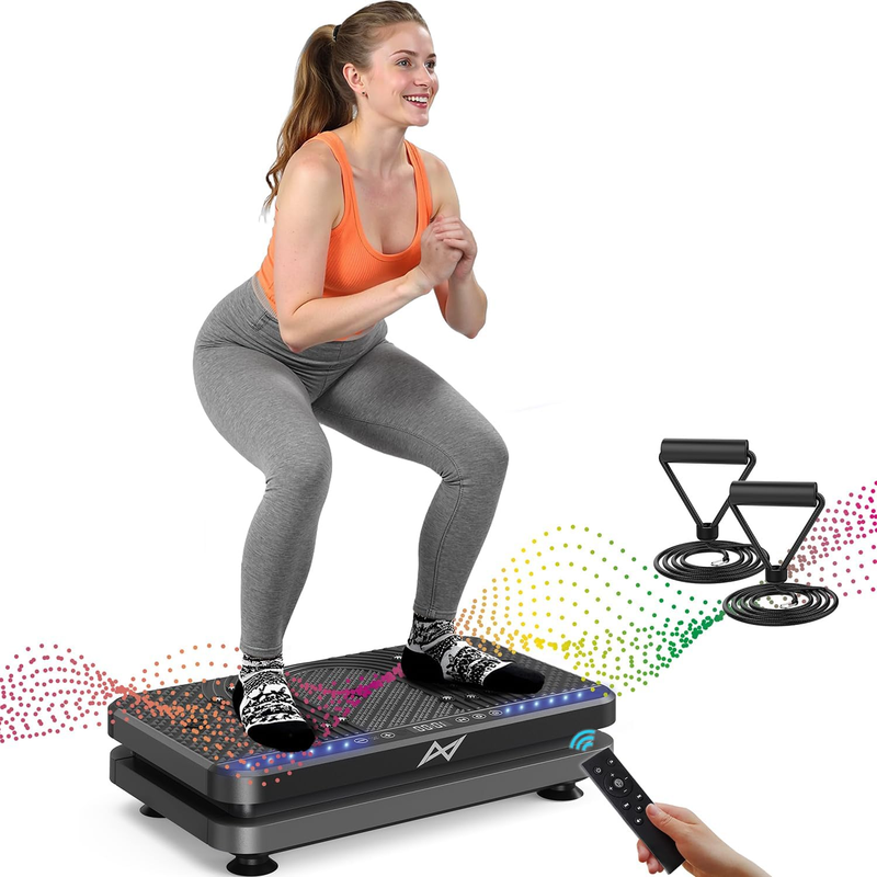 Vibration Plate Fitness Platform Exercise Machine Vibrating Shaking Full Body Sh7