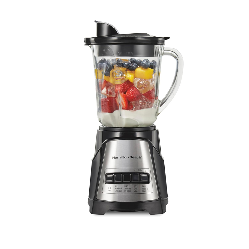 Power Elite Wave Action Blender 700W 40oz Glass Jar 12 Functions Crush Ice Smoot0