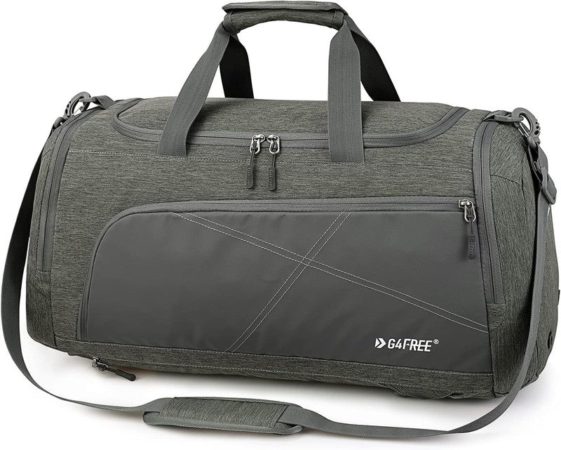 45L 3 Way Duffle Backpack Gym Bag Wet Pocket Shoes Compartment Travel1