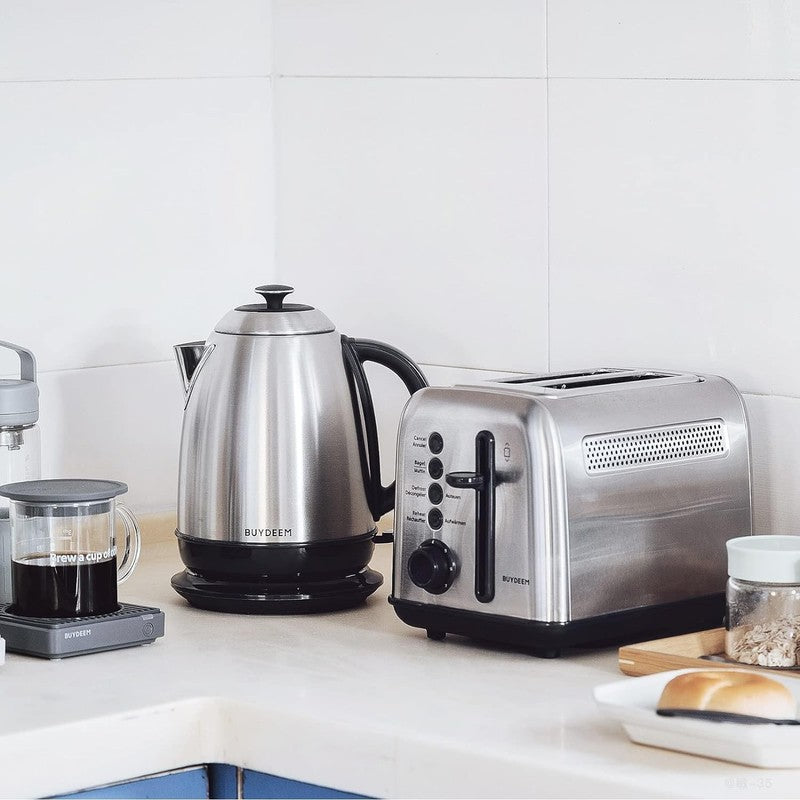 Electric Kettle 1.7L 1440W Stainless Steel Cordless Auto Shut Off Arctic Silver4