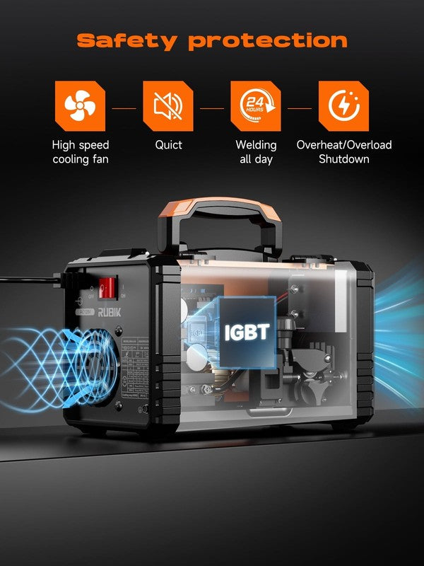 140A MIG Welder 3-in-1 Flux Core TIG Stick IGBT Portable Gasless Welding Machine4