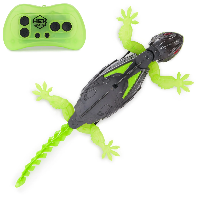 Wallcrawler Gecko, Remote Control Robot Toy for Kids, Batteries Not Included0