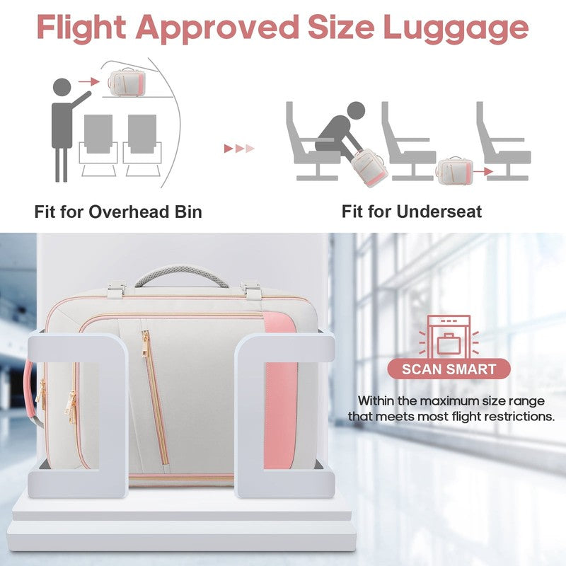 Travel Backpack for Women Carry on Backpack Flight Approved 40L Personal Item Ba5