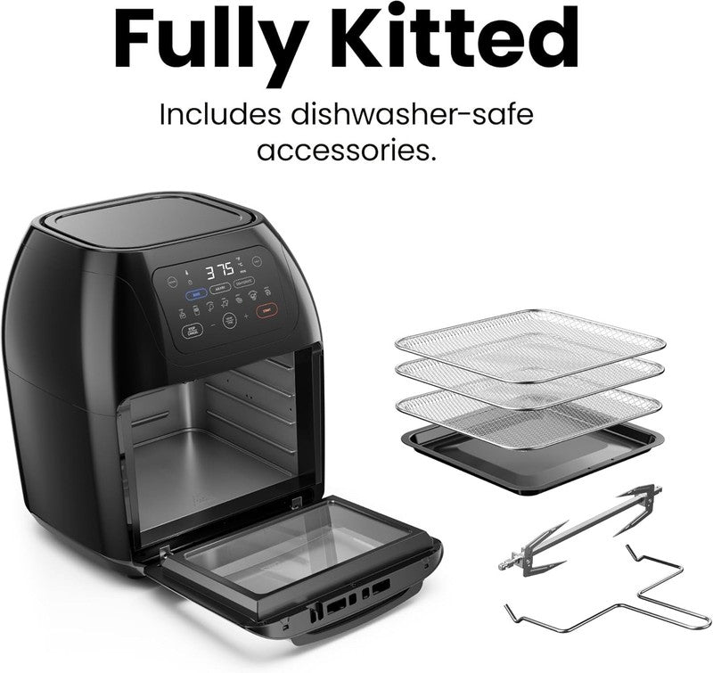 Multifunctional Digital Air Fryer+ Rotisserie, Dehydrator, Convection Oven, 17 T7