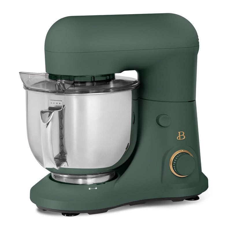 Beautiful 5.3 QT Stand Mixer w/ Flat Beater, Dough Hook by Drew Barrymore Green9