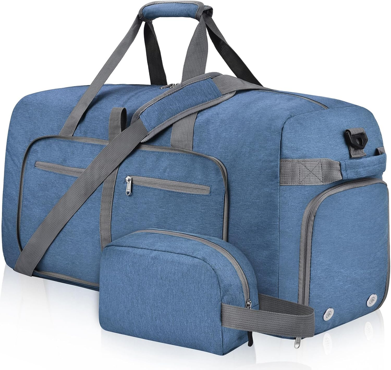 Duffle Bag Shoes Compartment Foldable Travel Waterproof Adjustable Strap Men9