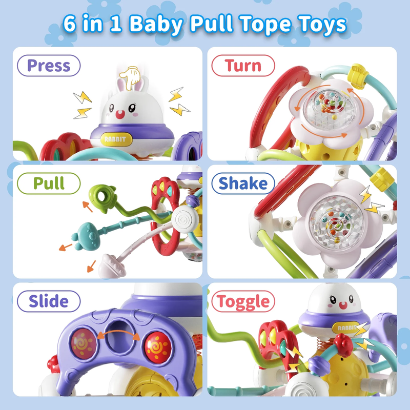 4 in 1 Baby Toys 6 12 Months Boys Girls, Montessori Babies Toy, Infant Toys Suit3