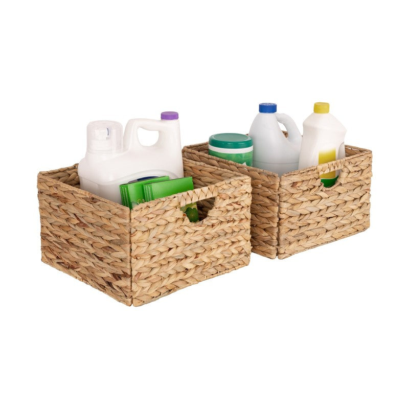Stylish Handwoven Water Hyacinth Baskets - Set of 211