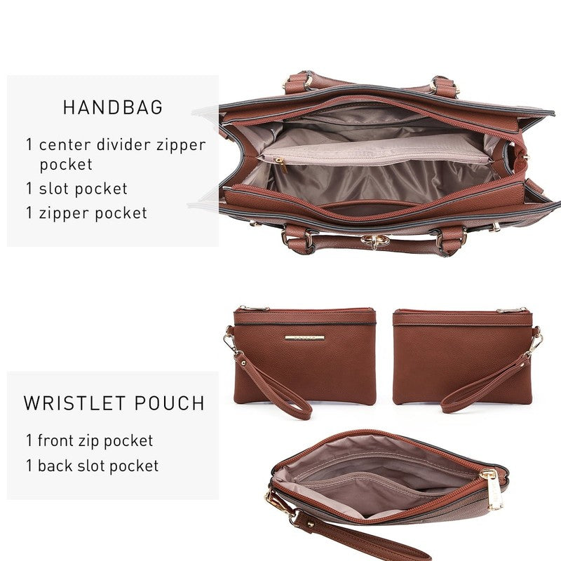 Women Handbag Purse Shoulder Top Handle Satchel Tote Work Bag Clutch4