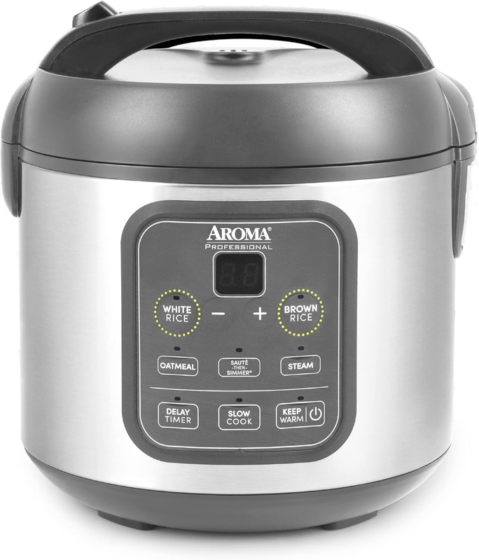 ARC 994SG 4 Cup Digital Rice Cooker 2Qt Multi Cooker Steamer Stainless7